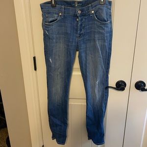 7 For All Mankind Josephina Skinny Boyfriend Jean